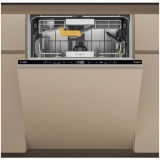 Masina de spalat vase incorporabila Whirlpool W8IHT58TS, 14 seturi, 8 programe, Tehnologia Al 6-lea Simt, Clasa B, PowerCleanPro, Pornire cu intarzier