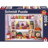 Puzzle 500 piese, Dulceuri si marmelada, Schimdt