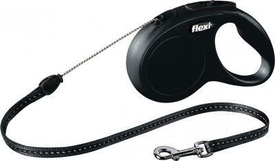 Lesa Flexi Snur Classic S 5 m 12 kg Negru 11781 foto