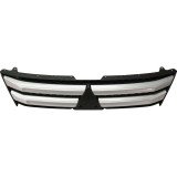 Grila masca fata MITSUBISHI ECLIPSE CROSS, 10.2017-,cu mulaje argintii; negru
