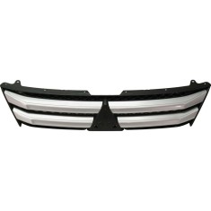 Grila masca fata MITSUBISHI ECLIPSE CROSS, 10.2017-,cu mulaje argintii; negru