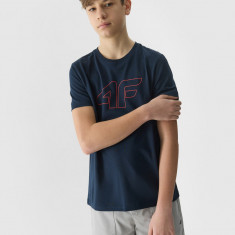 Tricou cu imprimeu pentru băieți - bleumarin