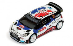 Macheta Auto IXO, CITROEN DS3 WRC #22 B.BOUFFIER-X.PANSERI RALLY MONTE CARLO 2013 1:43 foto