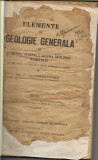 I. Popescu-Voitesti - Elemente de Geologie generala cu o privire generala asupra geologiei Romaniei, 1921
