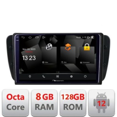 Navigatie Seat Ibiza 2008-2014 5960Pro-246 Android Octa Core Qualcomm 2K Qled 8+128 DTS DSP 360 4G Optical CarStore Technology foto