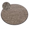Covor Lana Bej Nepal 2100 Cerc Stone Gri, Fata-Verso, 100cm, Manual, Antialergic, Oeko-Tex