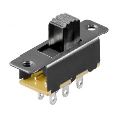 Comutator glisant 15.5mm 2x UM 6 pini ON-ON Goobay