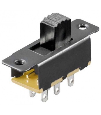 Comutator glisant 15.5mm 2x UM 6 pini ON-ON Goobay foto
