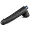 Vibrator Realistic Cu Testicule Real Softee, Negru, 26.5 cm