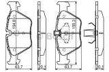 Set placute frana,frana disc BMW Seria 5 (E39) (1995 - 2003) BOSCH 0 986 424 485