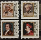 BC531, Liechtenstein 1981, serie personalitati, picturi