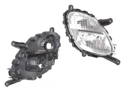 Proiector ceata Kia Picanto (Ta), 06.2011-12.2014, fata, Dreapta, 5 usi, cu daytime running light; H27W/2 (GE881)+P21W, DEPO foto