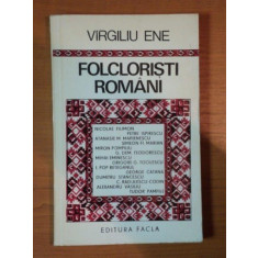 FOLCLORISTI ROMANI de VIRGILIU ENE , 1977