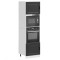 vidaXL Dulapuri pentru cuptor 2 buc Porto negru lemn prelucrat 3315052