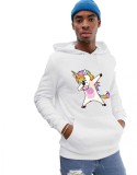 Cumpara ieftin Hanorac Barbati Alb - Cool Unicorn - XL, THEICONIC