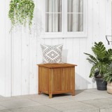 Ladă Depozitare Grădină vidaXL Lemn Acacia 60x50x58 cm Maro Cutie Multifuncțională Exterior Interior