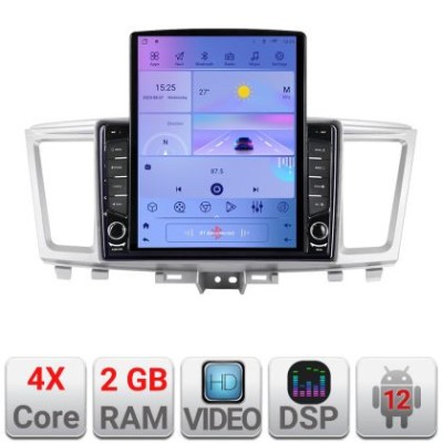 Navigatie Infinity QX60 2014-2020 Android radio gps internet quad core 2+32 ecran vertical 9.7&amp;quot; KIT-qx60+EDT-E708 CarStore Technology foto
