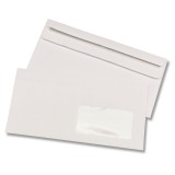 Cumpara ieftin Set 1000 plicuri documente DL autoadeziv alb 112 x 220 mm