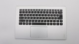 Carcasa cu tastatura Laptop, Lenovo, Yoga 910-13IKB Type 80VG, 80VF, 5CB0M35044, iluminata, argintie, layout US