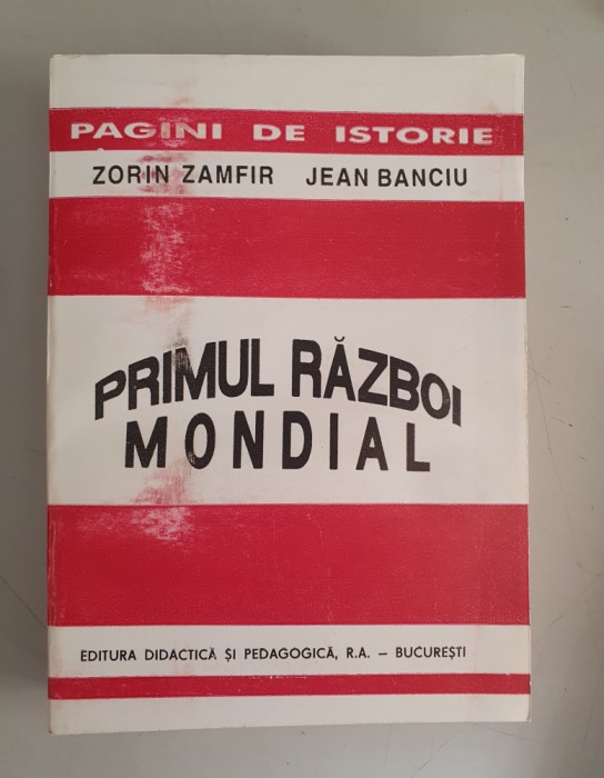 Zorin Zamfir - Primul razboi mondial