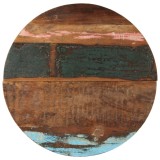vidaXL Blat de masă rotund, 70 cm, lemn masiv reciclat, 25-27 mm