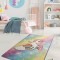 Covor de Copii Flying Unicorn, Multicolor (diverse dimensiuni)