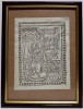 Gravura veche romaneasca PROOROCUL DAVID, datand de la 1780