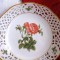 FARFURIE PORTELAN PERFORAT INGRES WEISS BAVARIA DECOR CU TRANDAFIRI 19 CM