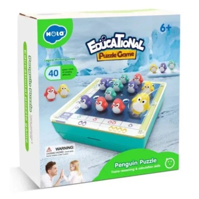 JOC INTERACTIV PUZZLE PINGUINI foto