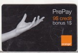 bnk card Romania - Orange - 9+1 $ - 12/07 - RO-ORA-REF-0007-0712B