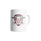 Cana alba personalizata FC Rapid Bucuresti- fotbal LIGA 1, INOVATIX&reg;. 330ml