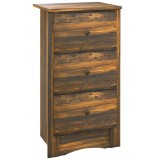 HOMCOM Noptieră cu 2 Sertare &icirc;n Stil Rustic, Noptieră pentru Dormitor din Lemn, 40x30x74 cm, Maro | Aosom Romania