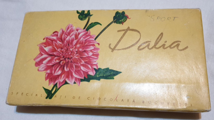 DALIA - Specialitati de ciocolata Bucuresti, anul 1970 Cutie veche de colectie