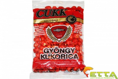Cukk - Porumb expandat - Vanilie (rosu) foto