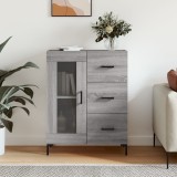 vidaXL Servantă, gri sonoma, 69,5x34x90 cm, lemn compozit