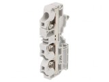 Conector Șine 0,5-10mm2 3 Borne Gri 10mm, TE Connectivity