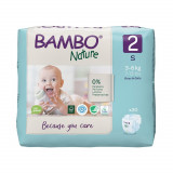 Scutece Eco Friendly Nr 2, 3-6kg, 30 bucati, Bambo Nature