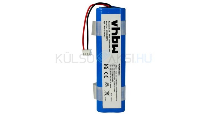 VHBW Baterie Ecovacs S08-LI-144-2500 for - 3200mAh, 14.4V, Li-ion