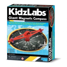Set educativ, busola magnetica uriasa, KidzLabs, + 5 ani