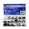 Set garnituri din cauciuc 225 piese, 18 dimensiuni, Geko G02819