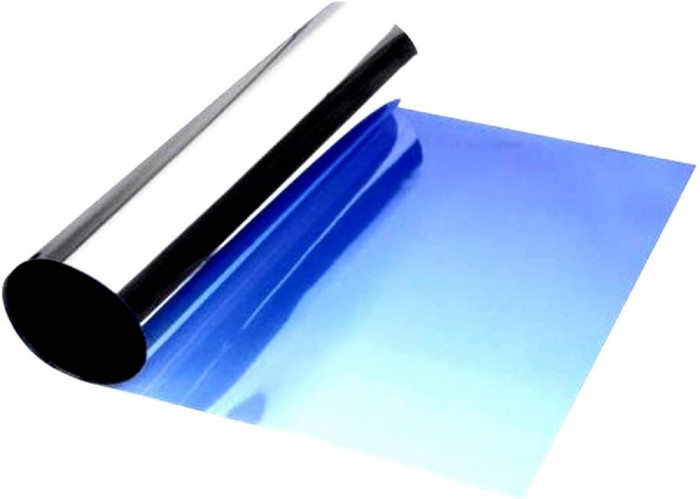 Folie Parasolar Parbriz Heliomat 20X150Cm Albastru / Argint FOL002