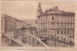 Kolozsvar. Ferencz Jozsef-ut a Nagy Szamos-Hiddal (1917, necirculata)