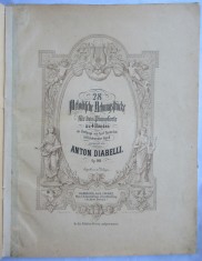 28 de piese de ridicare melodice pentru pian 4 maini ANTON DIABELLI foto