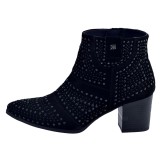 Botine dama, din piele naturala, Dorking, D7699-01-136, negru, 35, 36