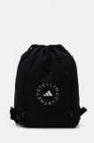 adidas by Stella McCartney sac culoarea negru, cu imprimeu, JJ4693