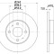 Disc frana FORD GRAND C-MAX (DXA) (2010 - 2016) KRIEGER 0950004284