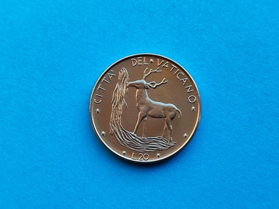 20 Lire 1970 Vatican-UNC-RAR foto