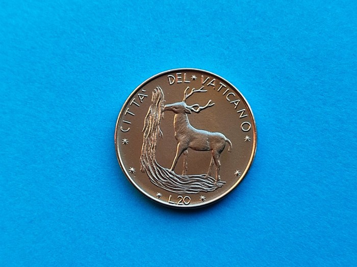 20 Lire 1970 Vatican-UNC-RAR