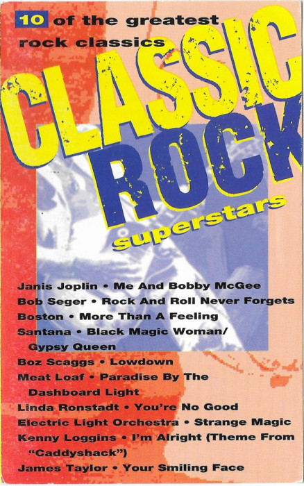 Casetă audio Classic Rock Superstars, originală