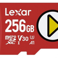 Card de memorie Lexar PLAY microSDXC, 256GB, UHS-I U3, V30, A1, Clasa 10
